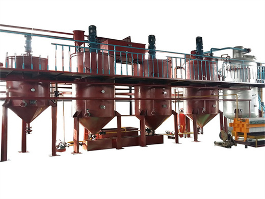 grande machine de raffinage d’huile de cuisson/usine de raffinage d’huile de cuisson